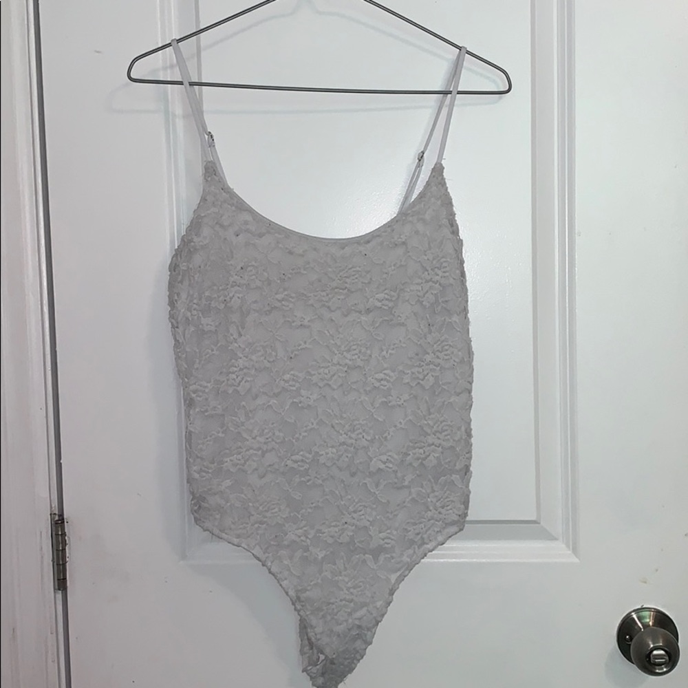 White Lace Bodysuit